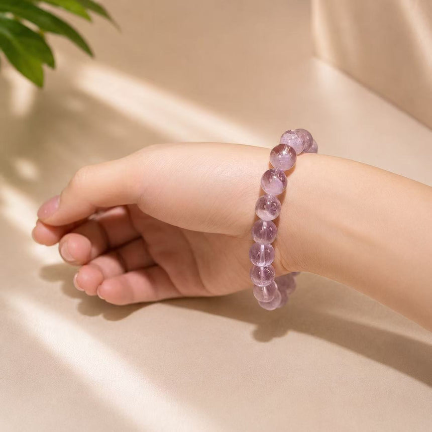Natural Dream Amethyst Crystal Healing Bracelet