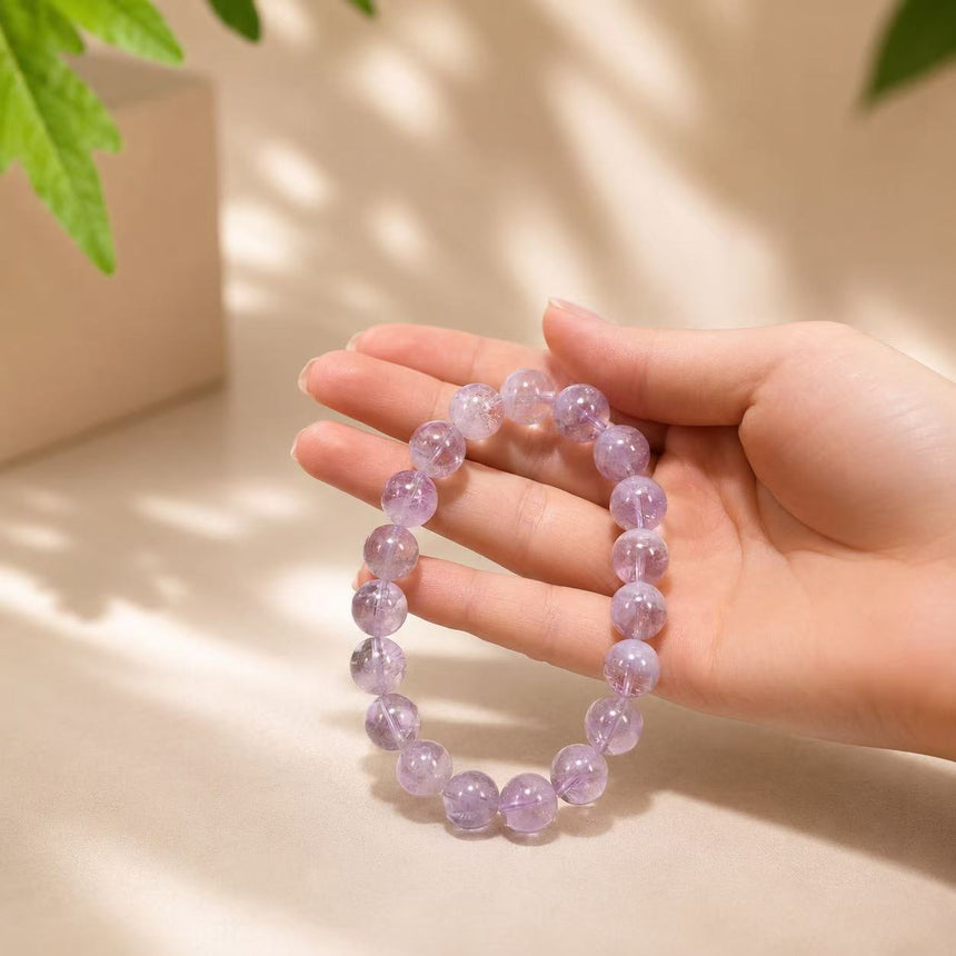 Natural Dream Amethyst Crystal Healing Bracelet