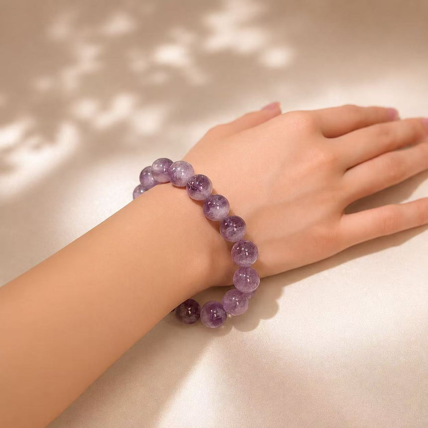 Natural Dream Amethyst Crystal Healing Bracelet